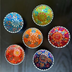 Vibrant Handcrafted Decorative Bowls Set